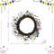 Glitzhome® 20" Mardi Gras Berry & Fleur-de-Lis Wreath